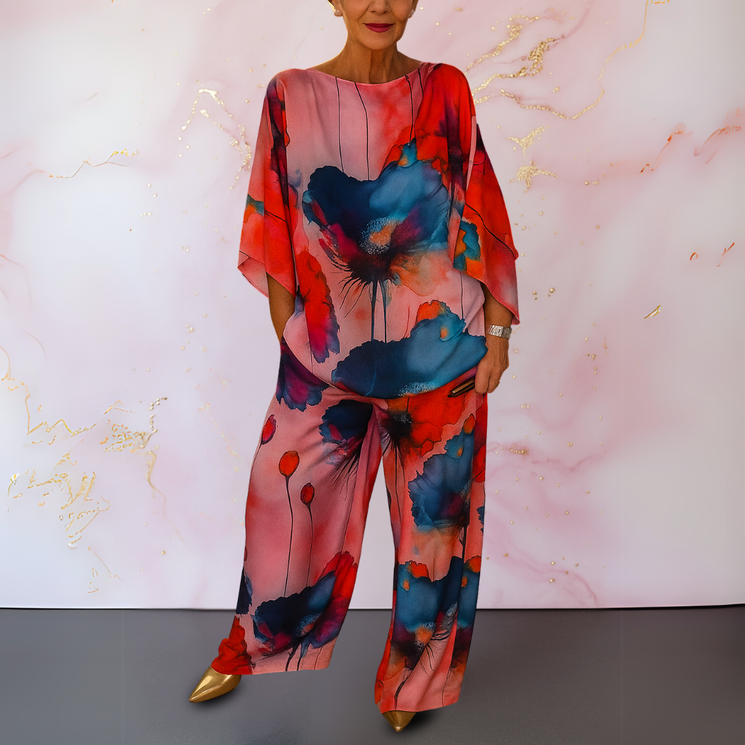 Maelora | Completo Due Pezzi In Satin Per Donna
