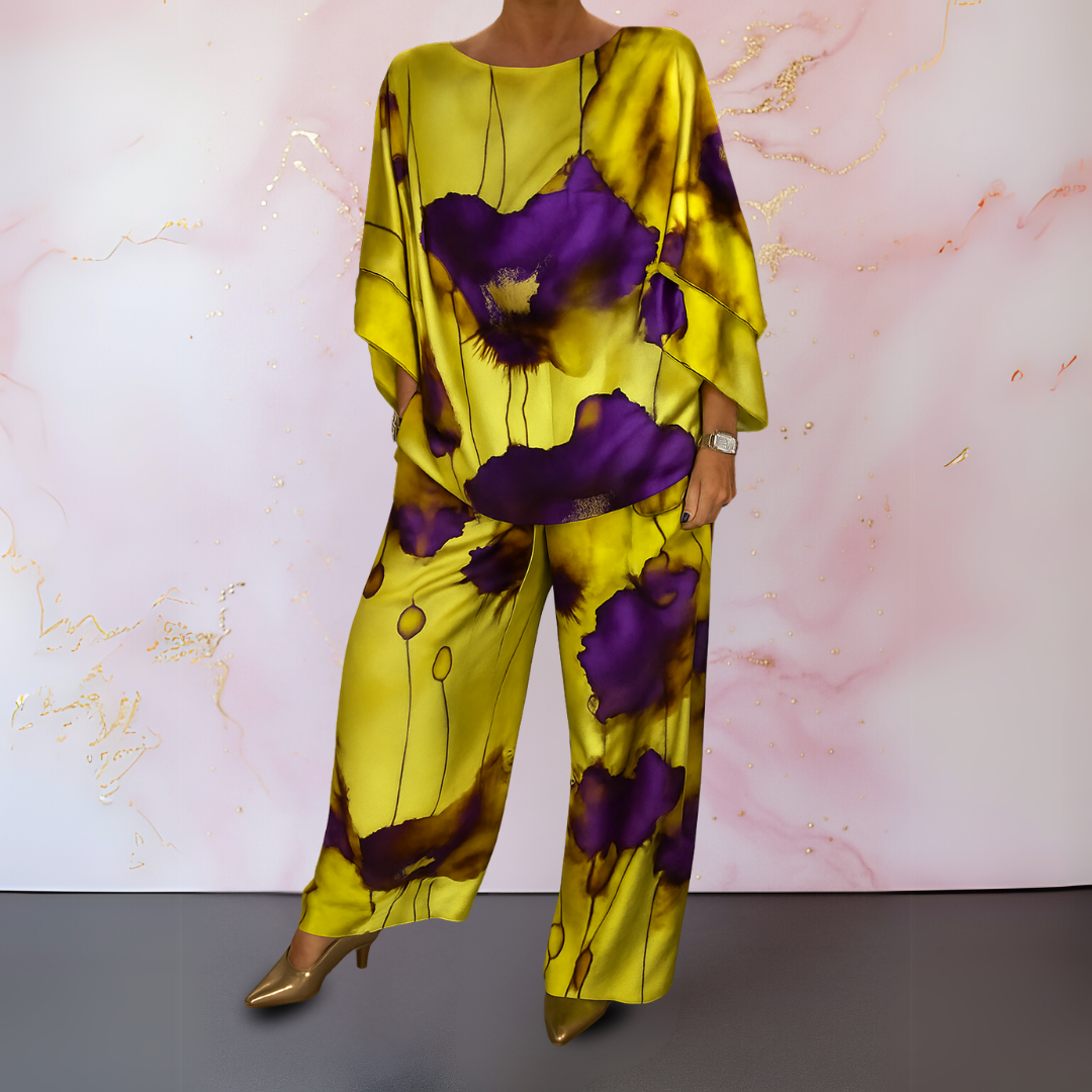 Maelora | Completo Due Pezzi In Satin Per Donna