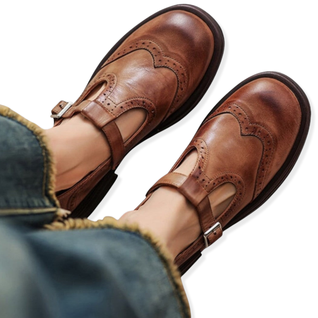 Elisa - Eleganza e Comfort Talon in Pelle
