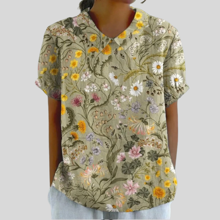Top Floreale Confortevole ed Elegante
