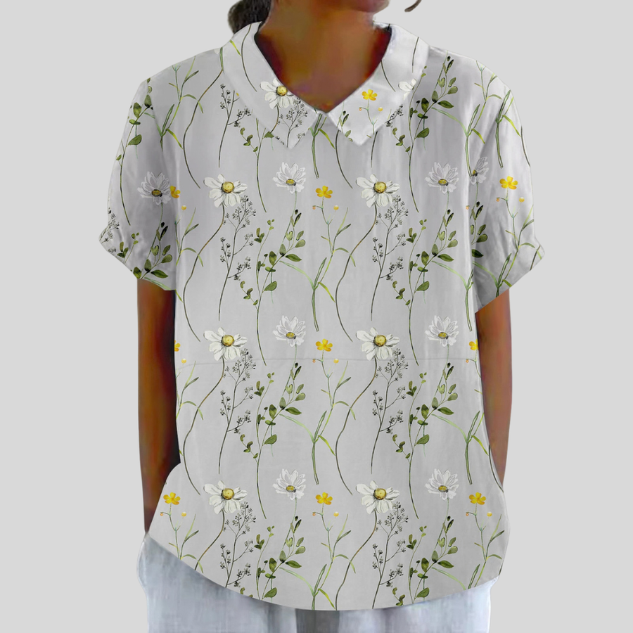 Top Floreale Confortevole ed Elegante