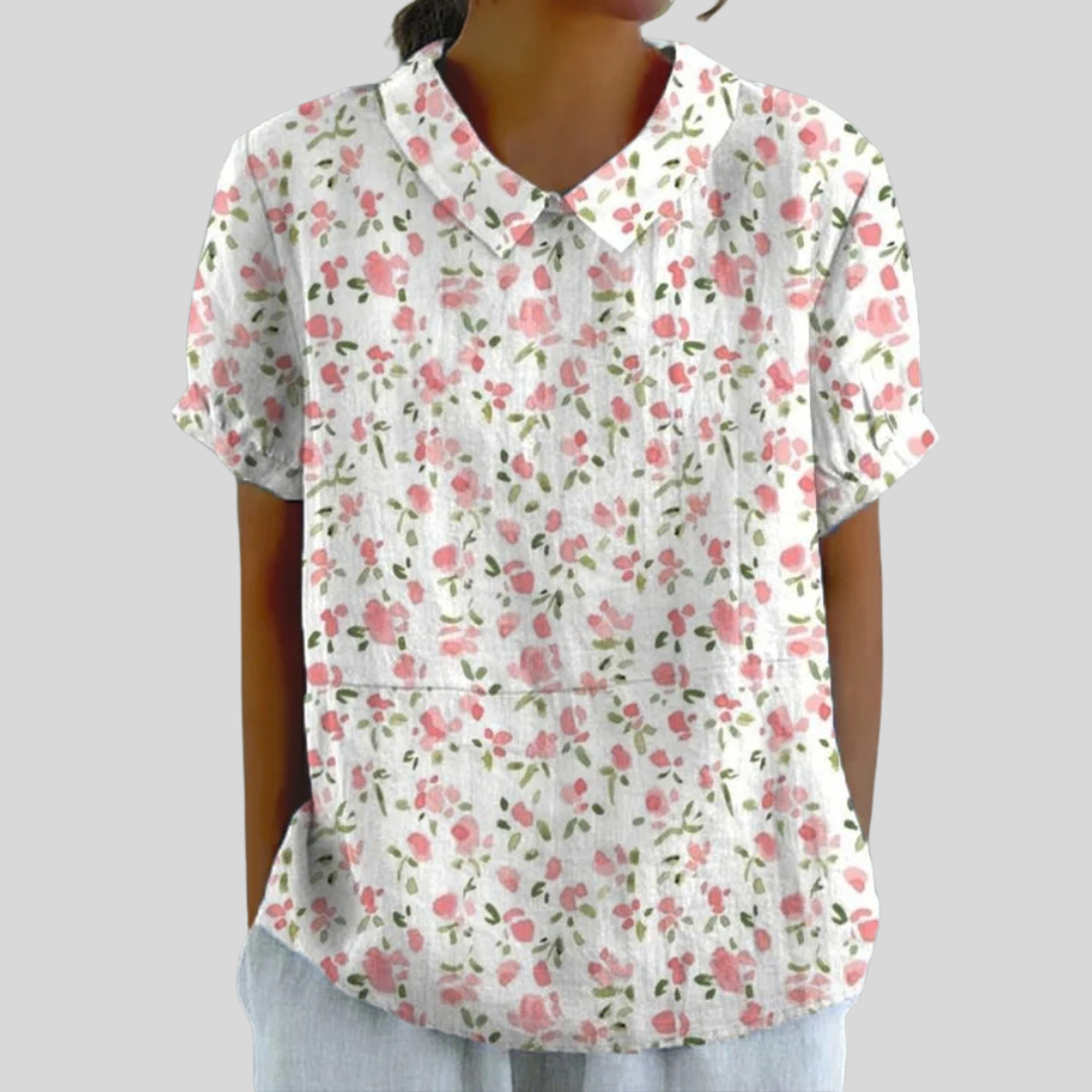 Top Floreale Confortevole ed Elegante