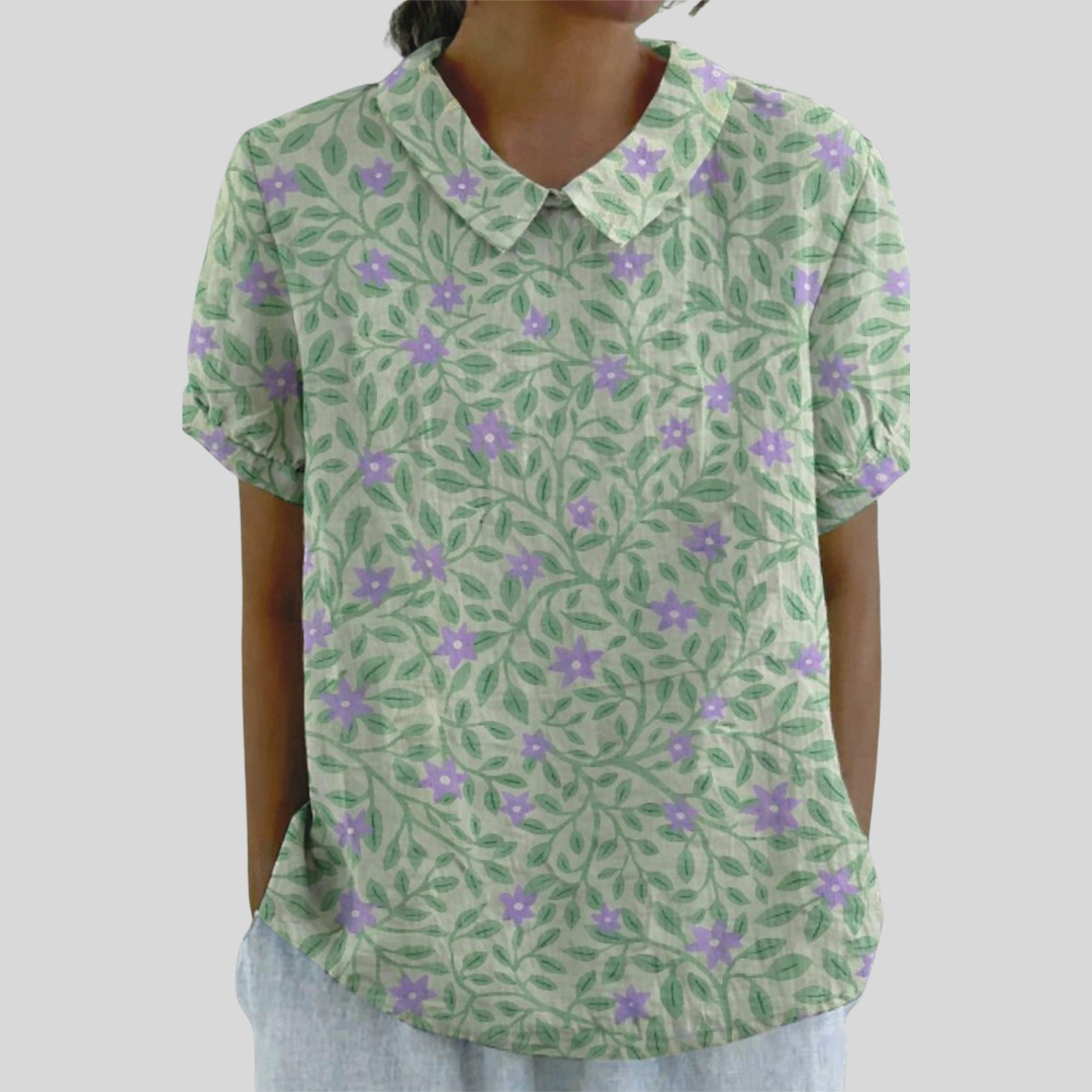 Top Floreale Confortevole ed Elegante
