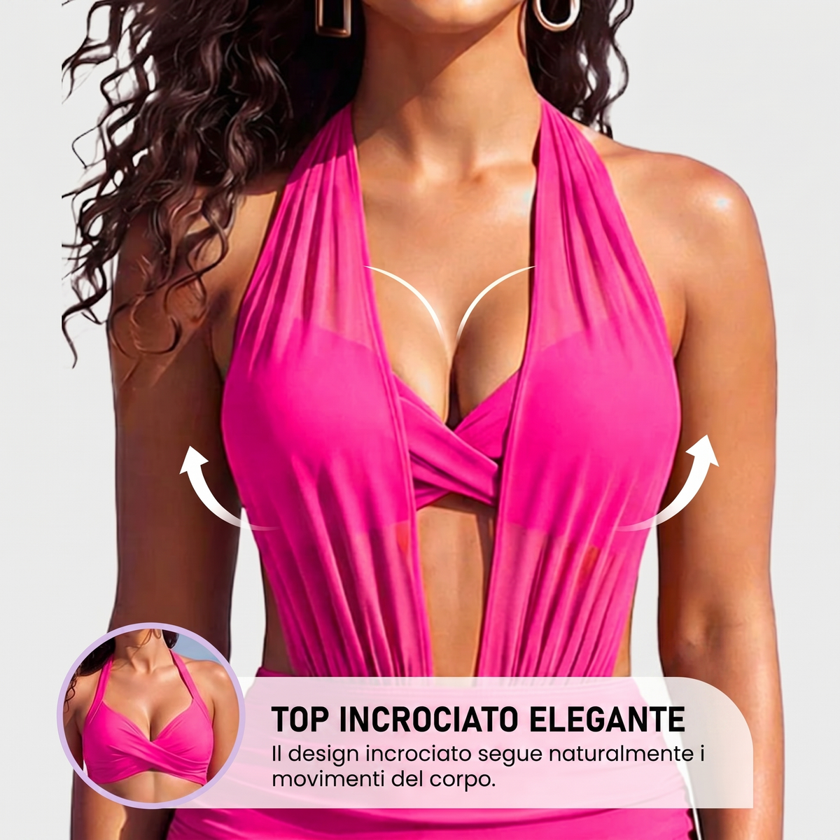 Sabine | Bikini a vita alta 2-in-1 con controllo della pancia
