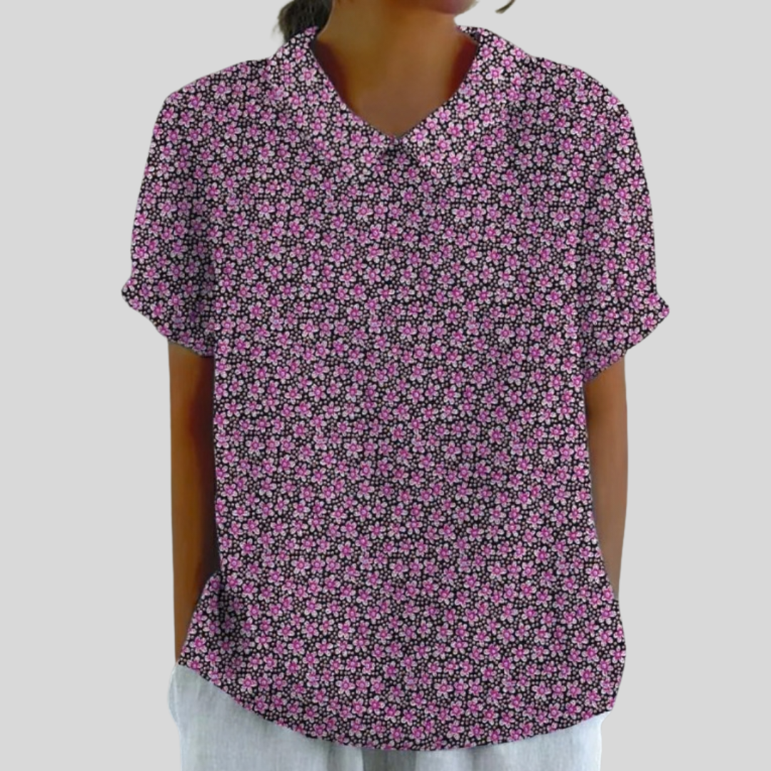 Top Floreale Confortevole ed Elegante