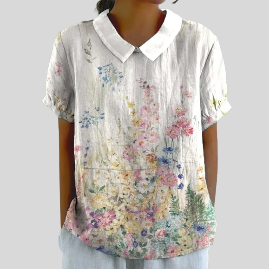 Top Floreale Confortevole ed Elegante