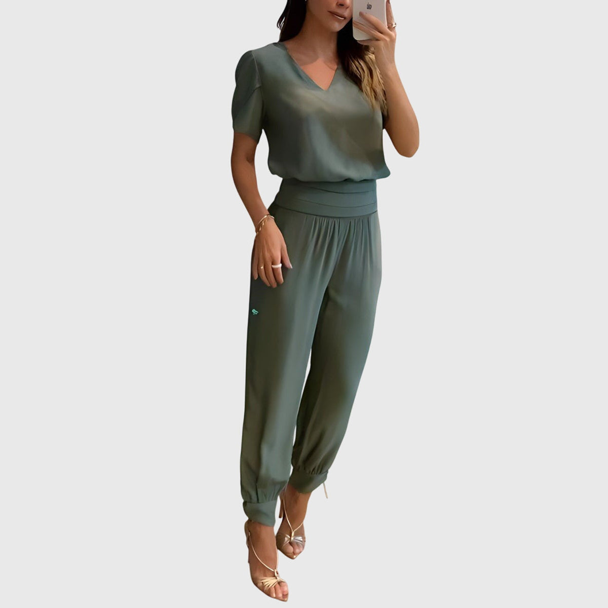Jennifer | Set Di Blusa E Pantaloni Alla Moda