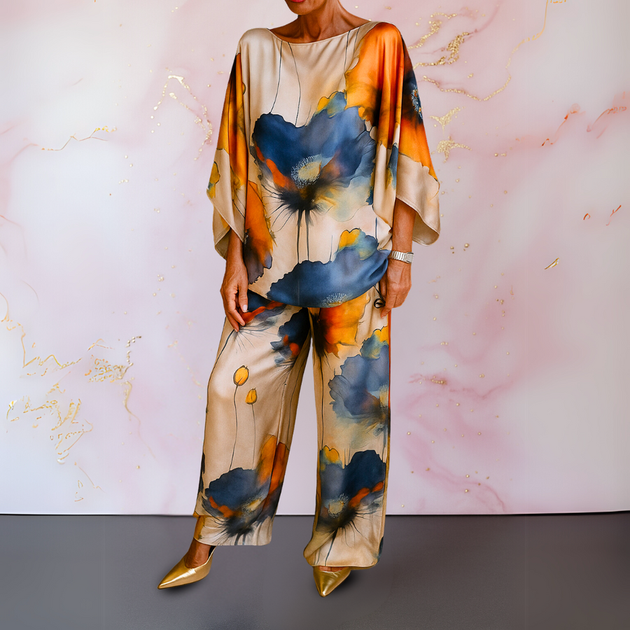 Maelora | Completo Due Pezzi In Satin Per Donna