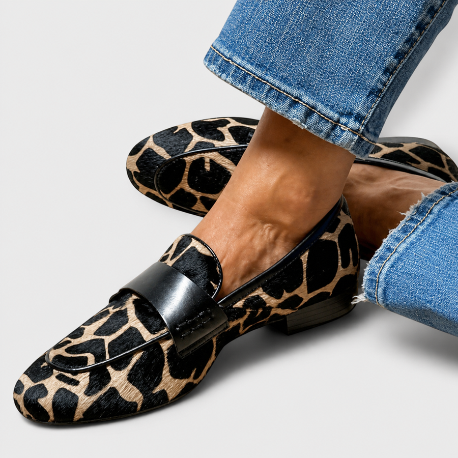Léonie | Mocassino In Leopardato
