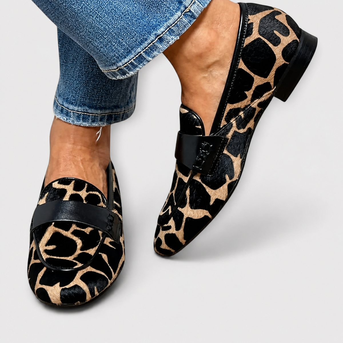 Léonie | Mocassino In Leopardato