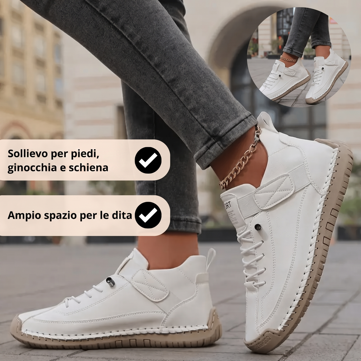 Mia | Sneakers Ortopediche Comode E Senza Dolore