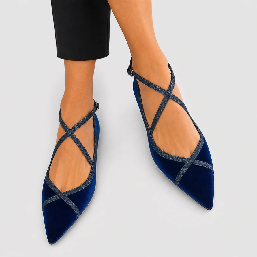 Noëlle | Mocassini Chic Blu Marino