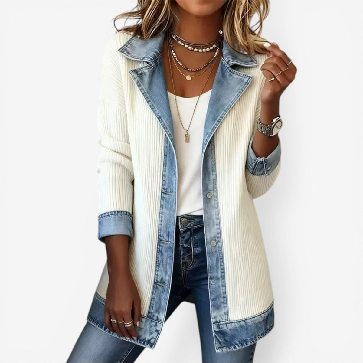 Liv | Giacca Di Jeans Rilassata