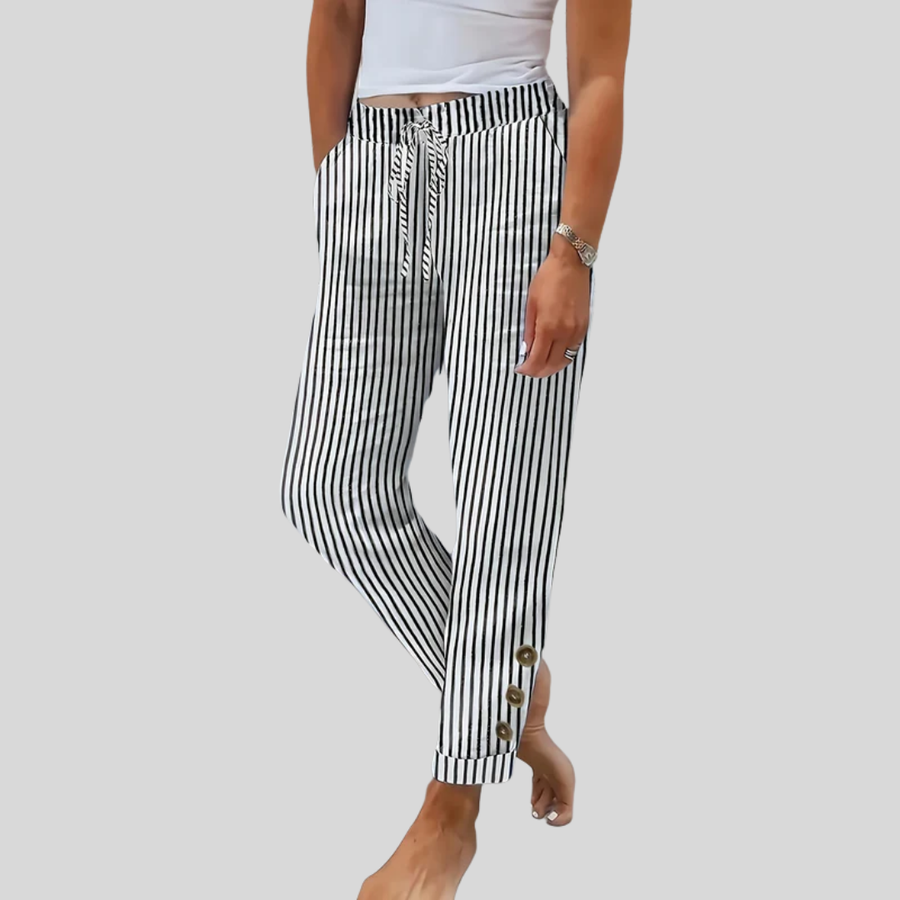Raquelle - Pantaloni a Righe Casual