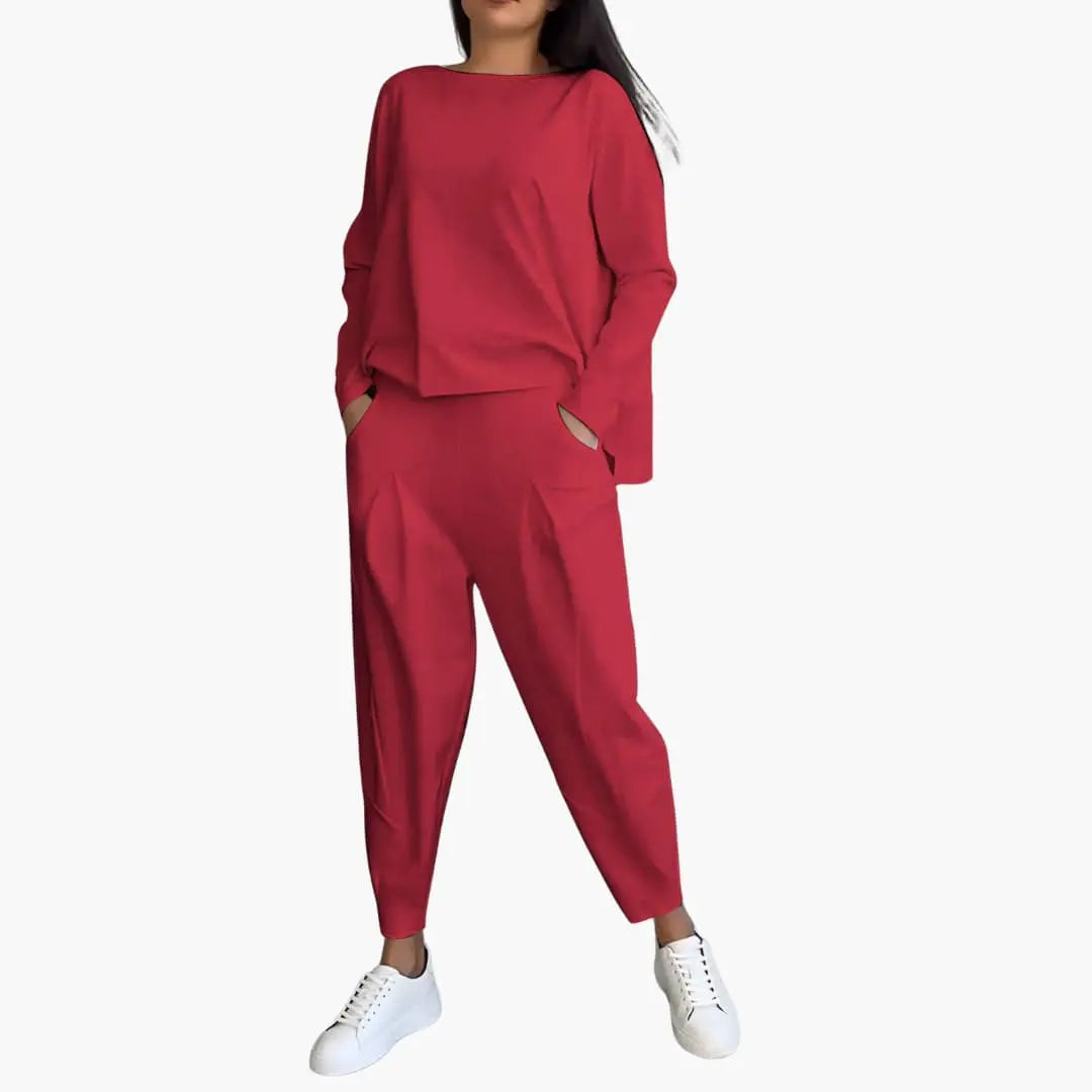Thea | Set Di Due Pezzi Con Colletto Rotondo