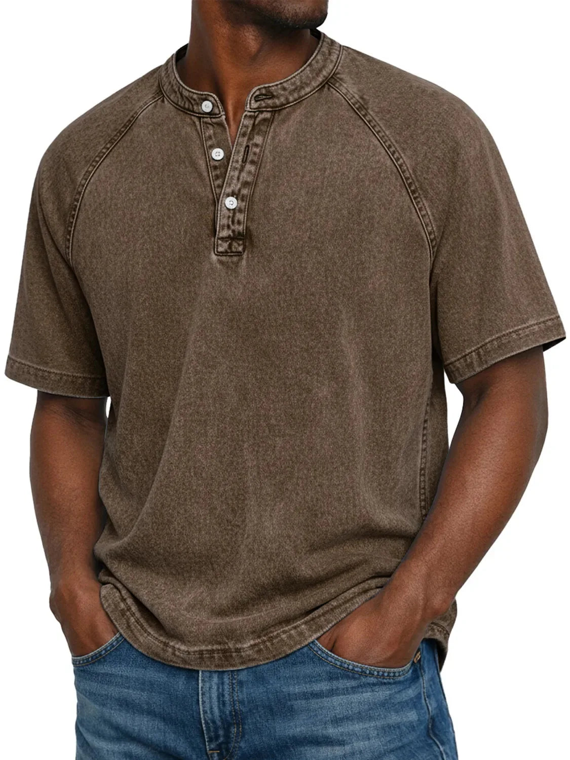 Lukas | Camicia Vintage Con Bottoni Per Uomo