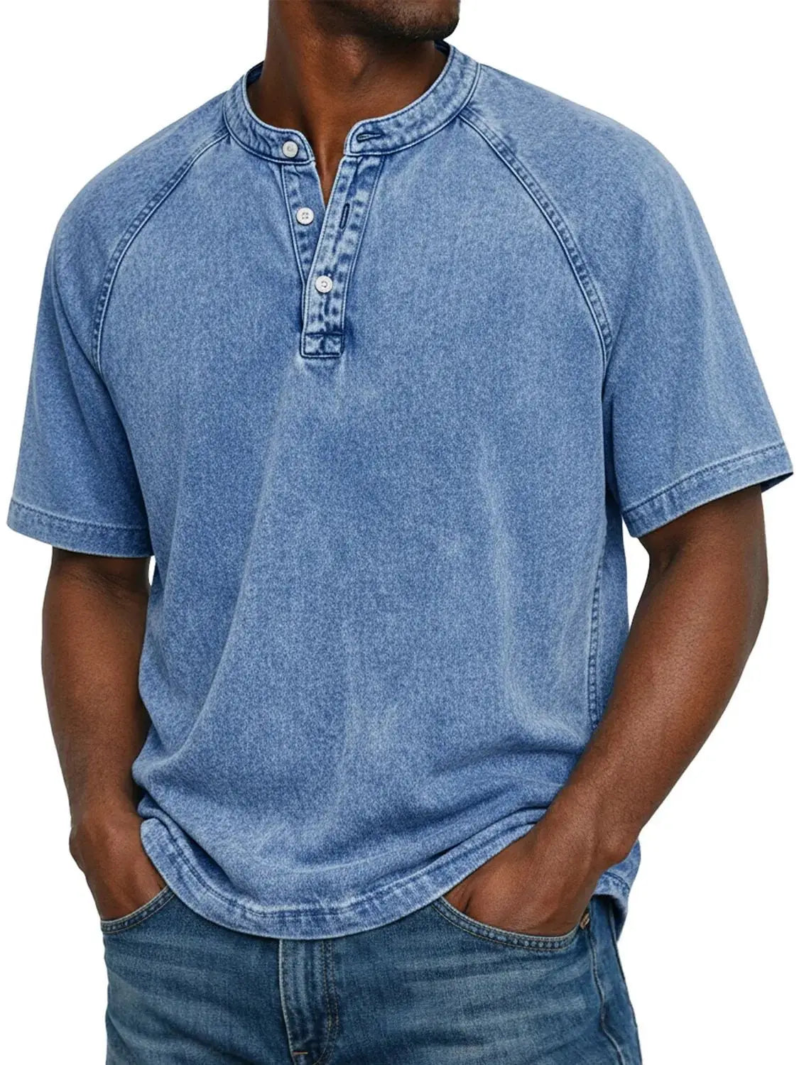 Lukas | Camicia Vintage Con Bottoni Per Uomo