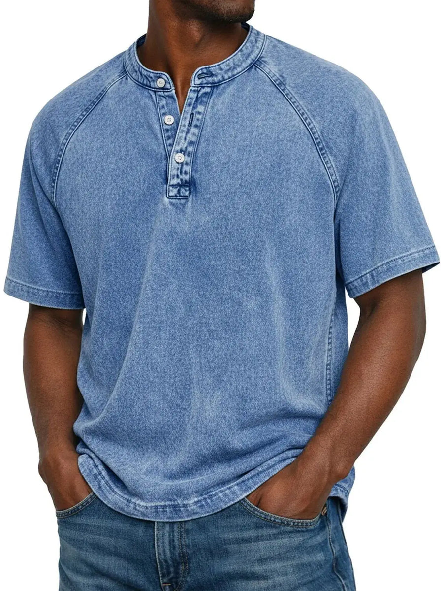 Lukas | Camicia Vintage Con Bottoni Per Uomo