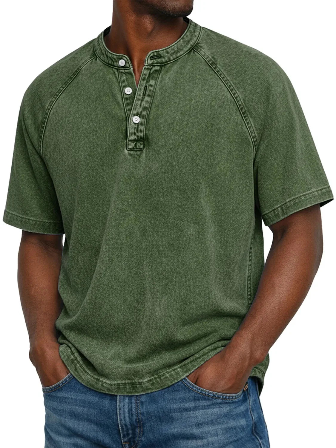 Lukas | Camicia Vintage Con Bottoni Per Uomo