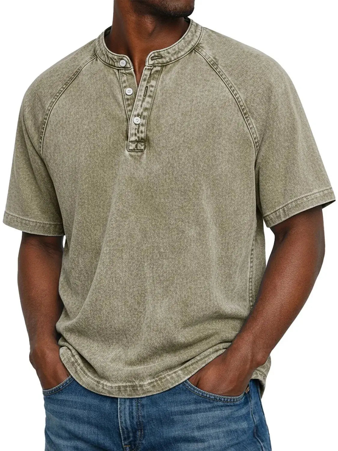 Lukas | Camicia Vintage Con Bottoni Per Uomo