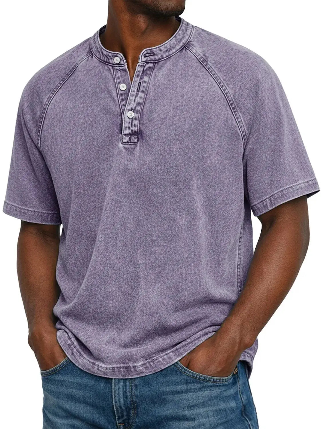 Lukas | Camicia Vintage Con Bottoni Per Uomo