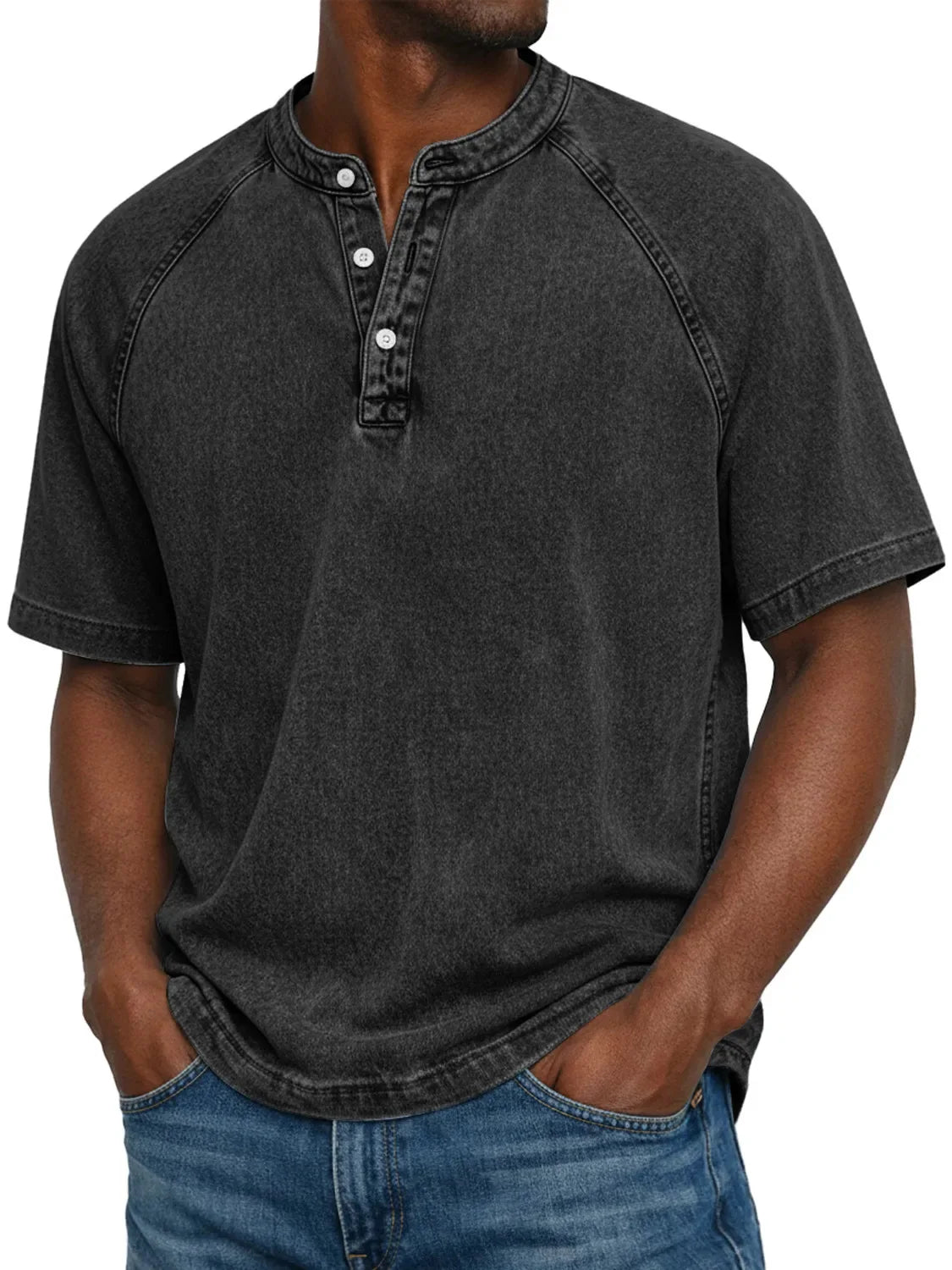 Lukas | Camicia Vintage Con Bottoni Per Uomo