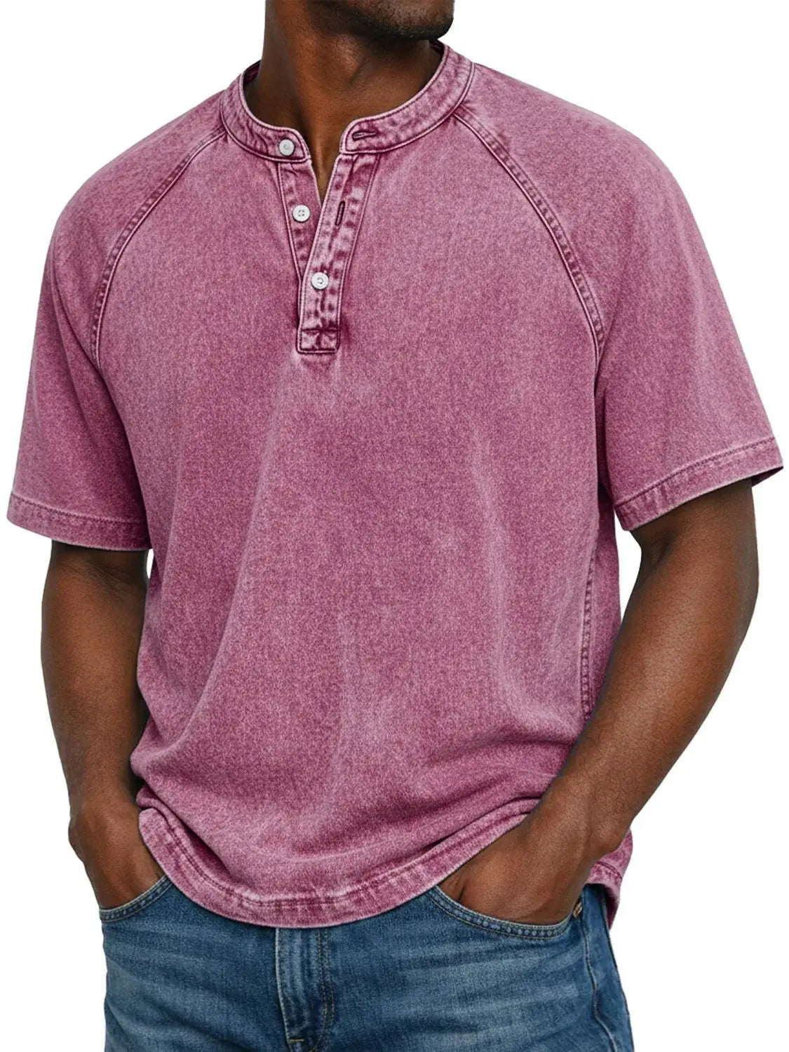 Lukas | Camicia Vintage Con Bottoni Per Uomo
