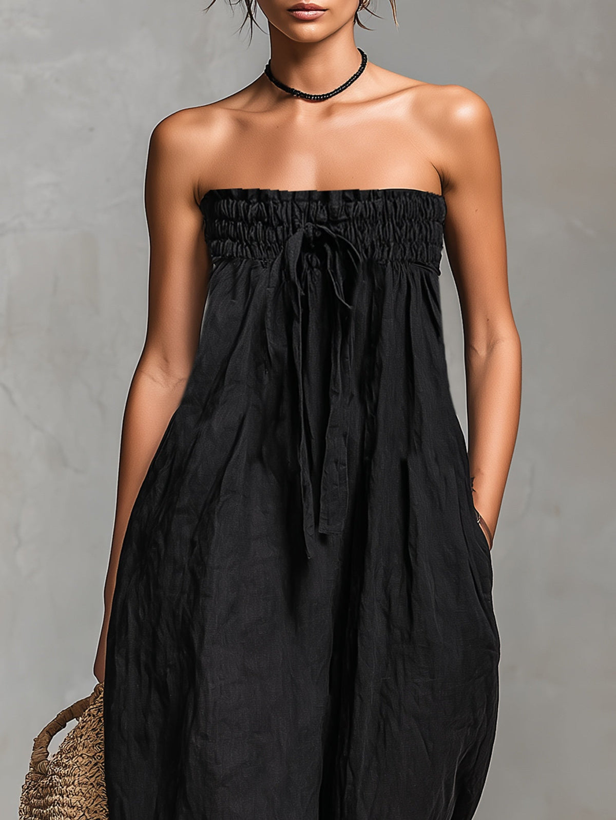 Nina | Elegante Tuta Senza Spalline
