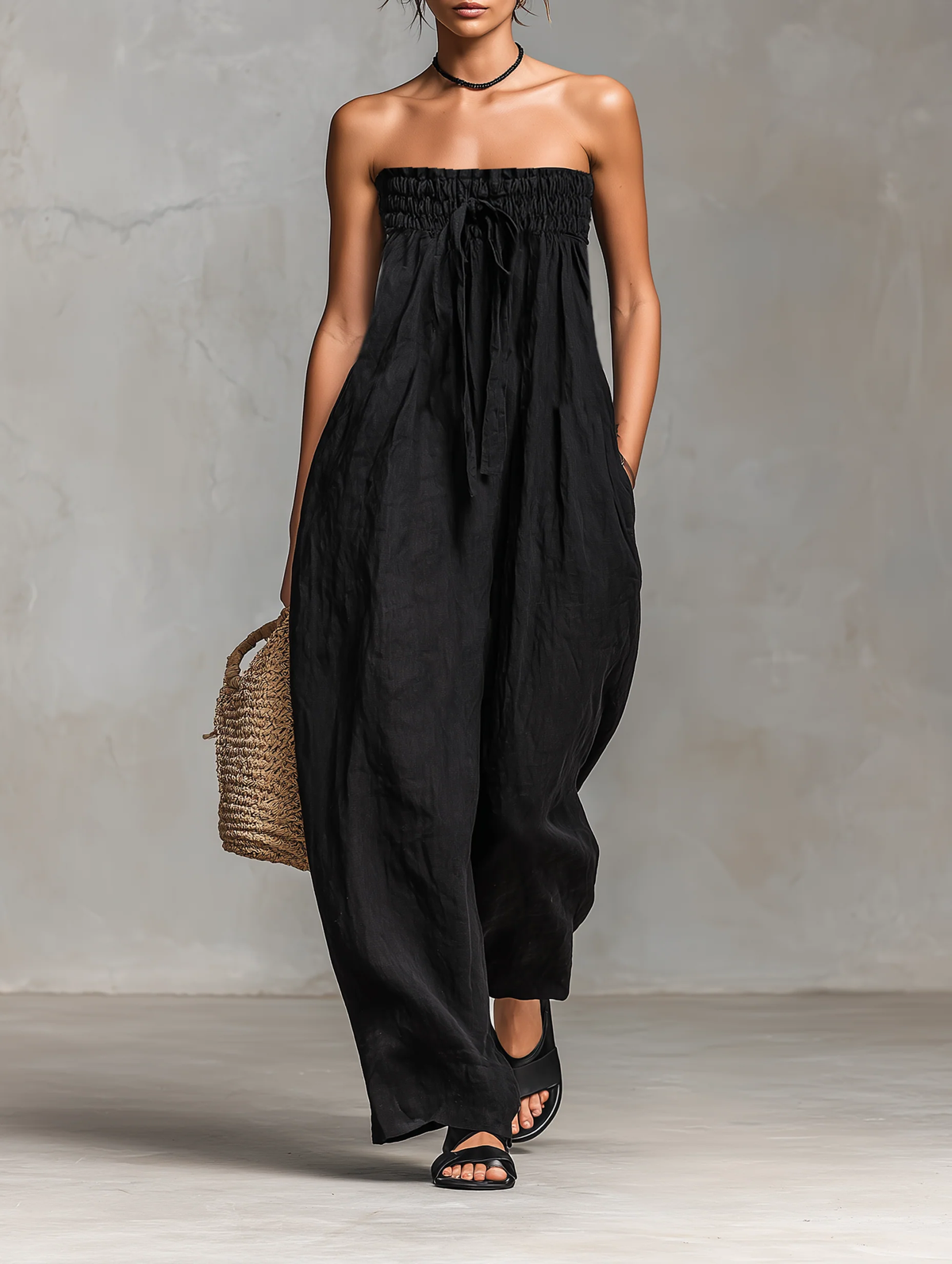 Nina | Elegante Tuta Senza Spalline