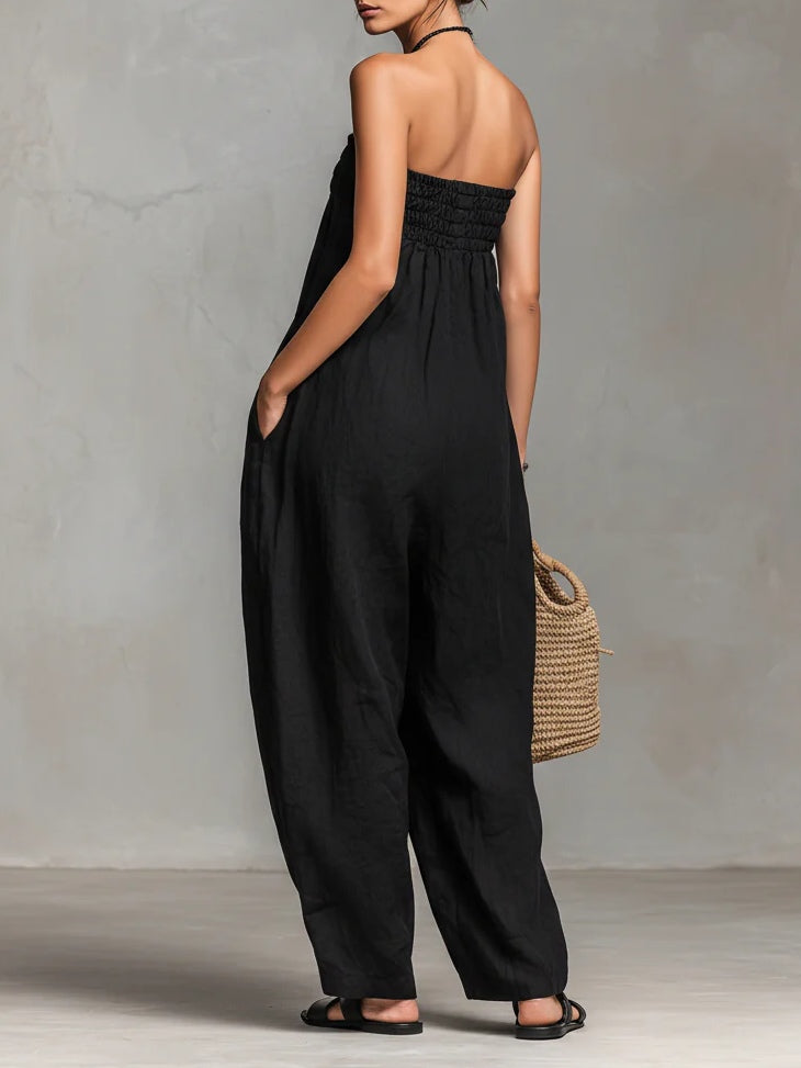 Nina | Elegante Tuta Senza Spalline