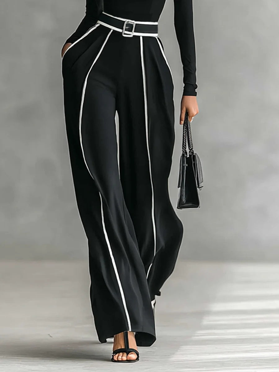 Vera | Set Elegante Con Dettagli A Contrasto