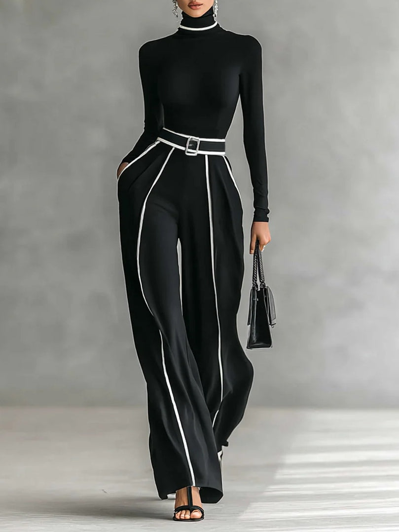 Vera | Set Elegante Con Dettagli A Contrasto