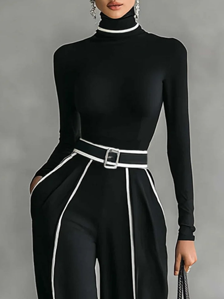 Vera | Set Elegante Con Dettagli A Contrasto