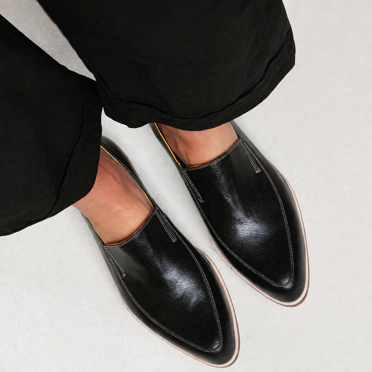 Zofia | Mocassino Patchwork Nero