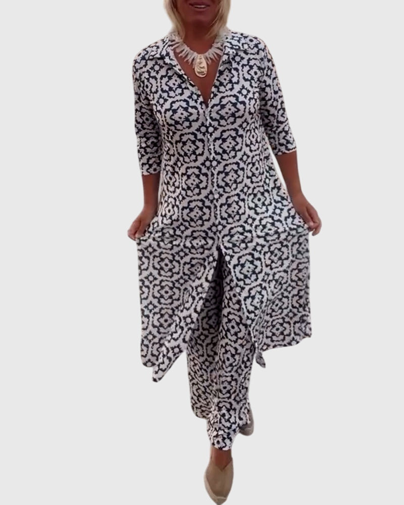 Gabriella | Completo Vintage Elegante A Due Pezzi