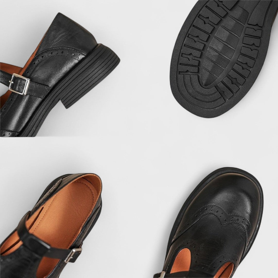Elisa - Eleganza e Comfort Talon in Pelle