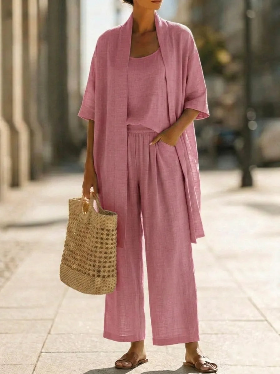 Completo | Completo Minimalista Leggero, Traspirante Ed Elegante Di 3 Pezzi