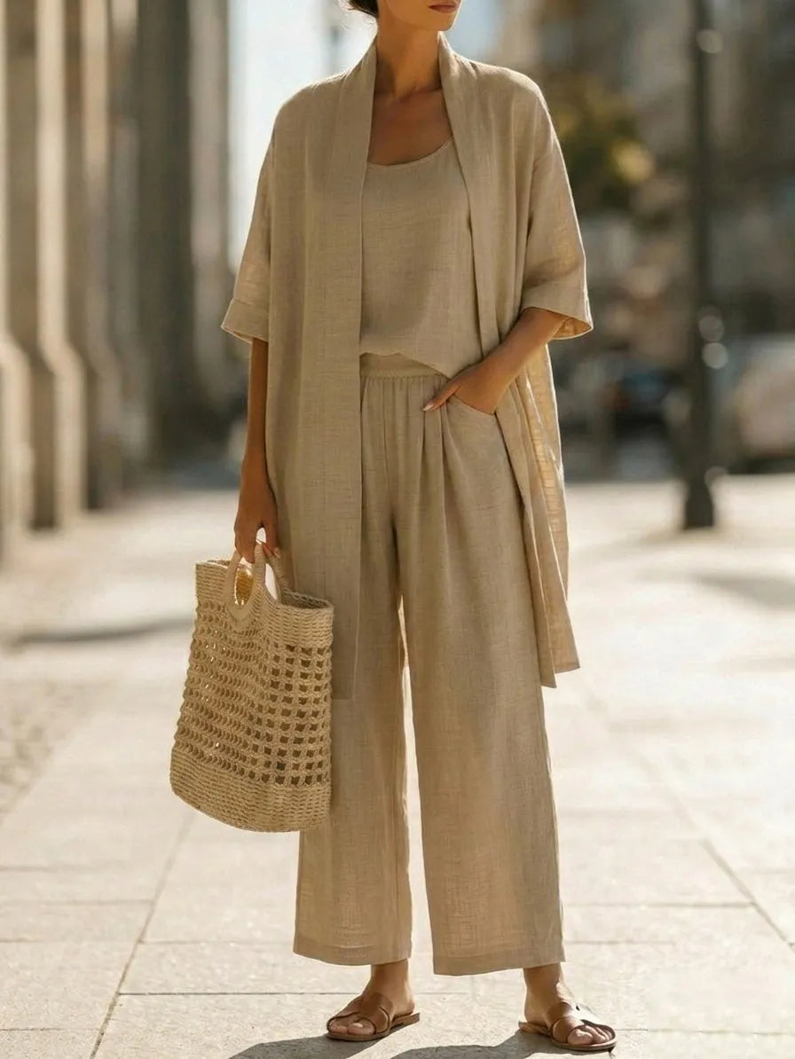 Completo | Completo Minimalista Leggero, Traspirante Ed Elegante Di 3 Pezzi