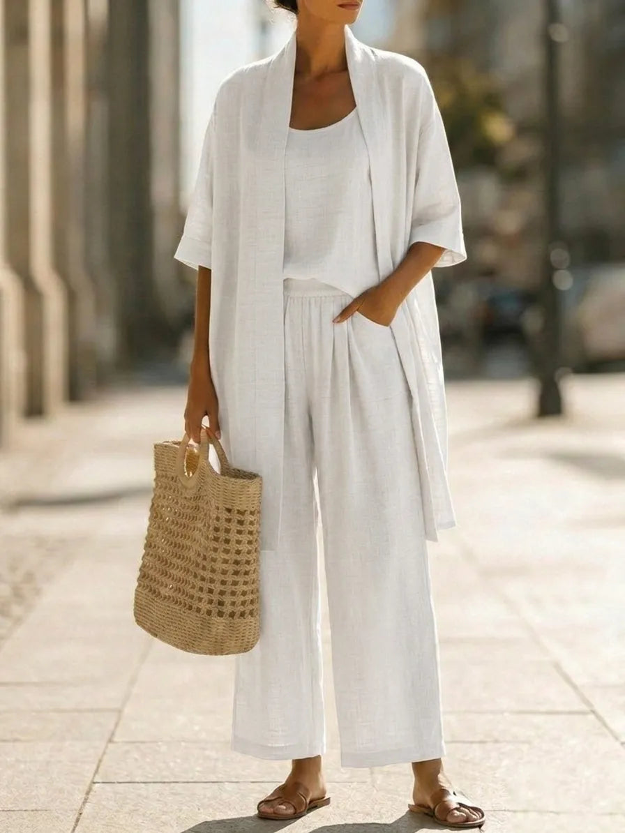 Completo | Completo Minimalista Leggero, Traspirante Ed Elegante Di 3 Pezzi